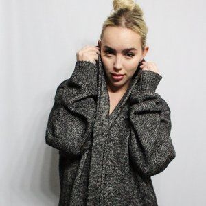 Gray Button Up Cardigan